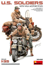 1/35 US Soldiers with WLA Motorcycles - Hobby Sense