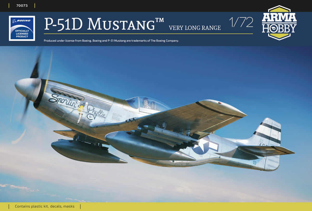 Arma Hobby 1/72 P51D Mustang Very Long Range