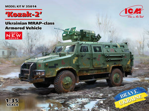 1/35 Kozak-2, Ukrainian MRAP-class Armored Vehicle - Hobby Sense