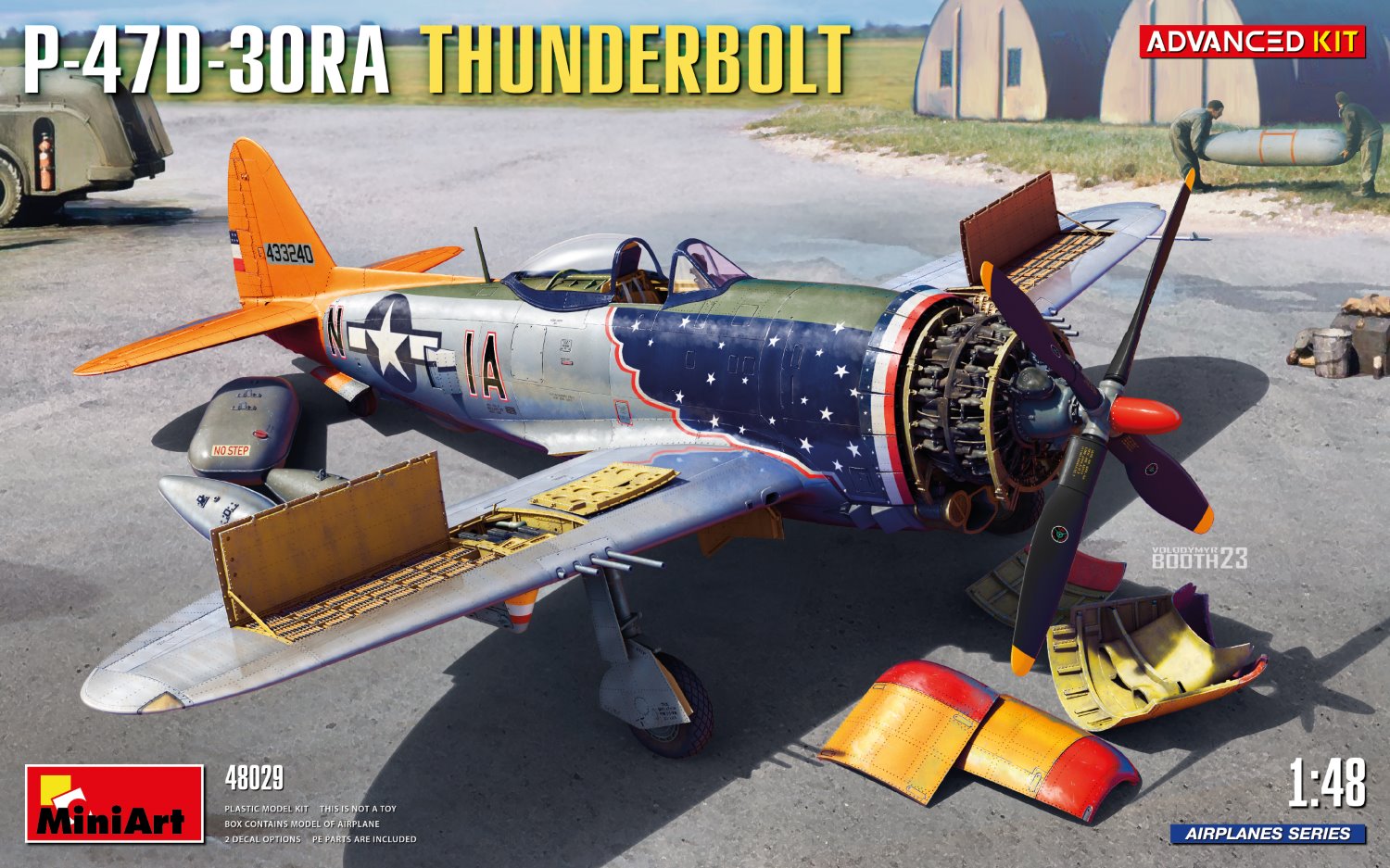 1/48 P47D-30RA Thunderbolt, Advanced Kit - Hobby Sense