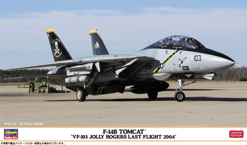 1/72 F14B Tomcat VF-103 Jolly Rogers Last Flight 2004 - Hobby Sense