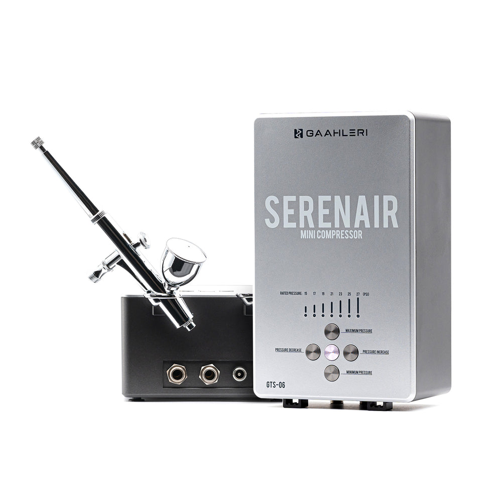 Ambition Series GTS-06 Serener Mini Compressor & Airbrush Set - Hobby Sense