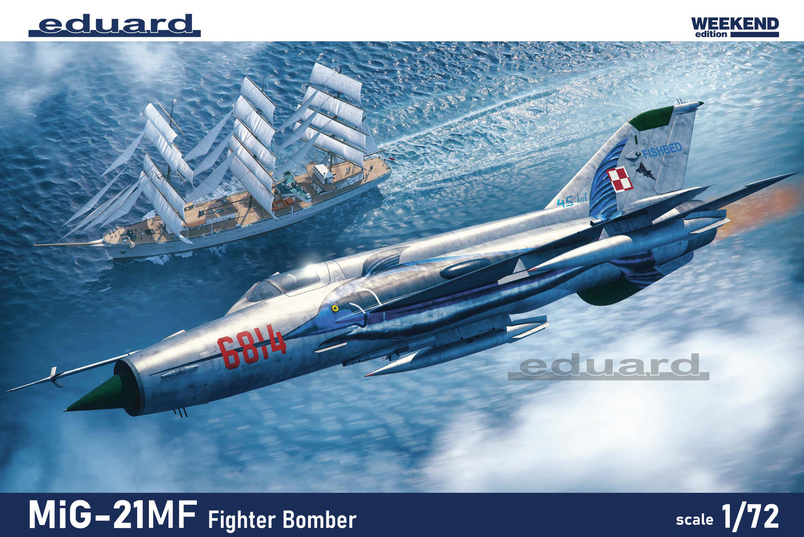 1/72 MiG-21MF Fighter Bomber Weekend Edition - Hobby Sense