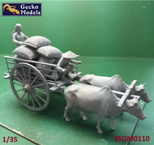 1/35 60's-70's Vietnamese Farmer Cattle Cart Set - Hobby Sense