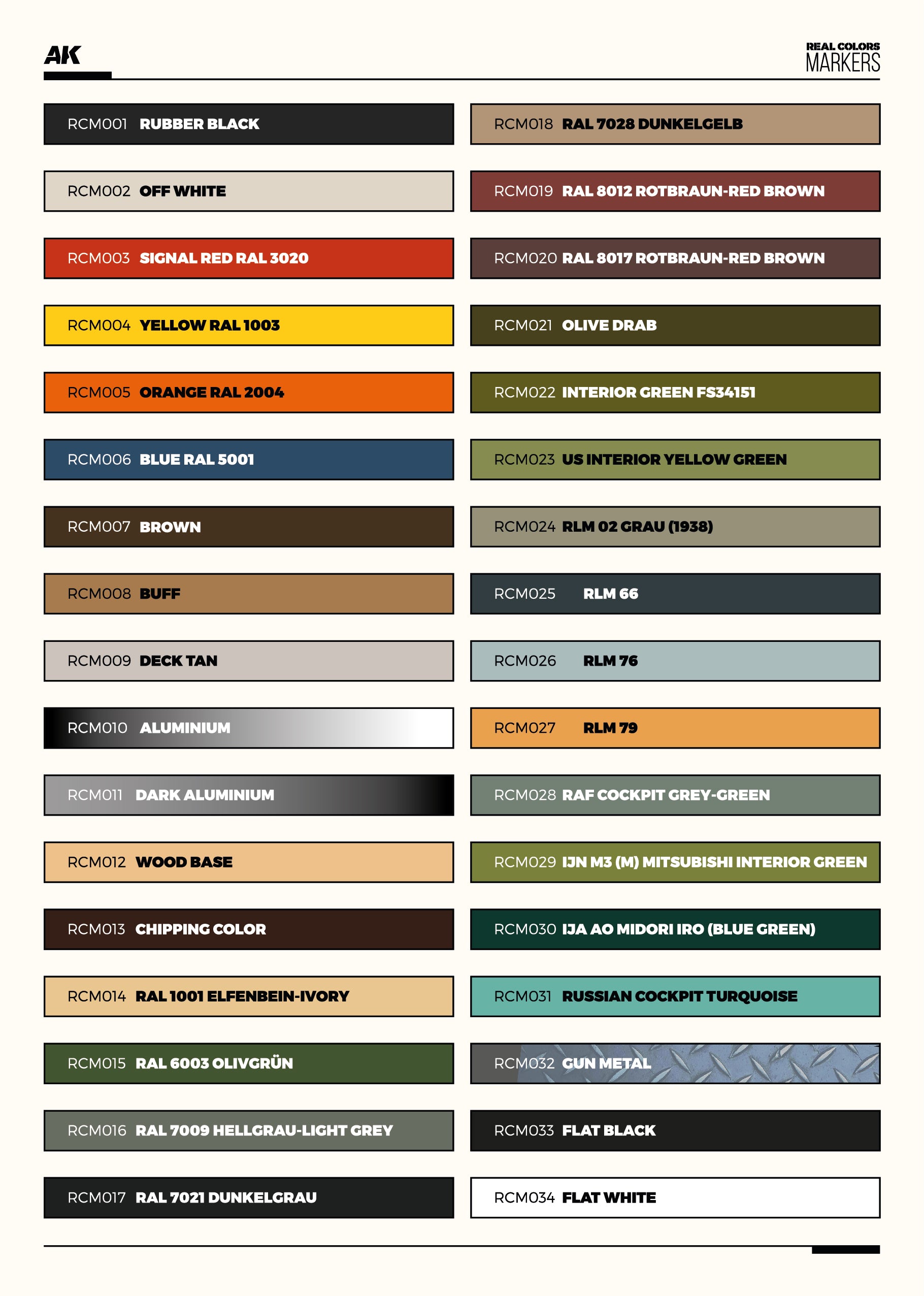 Real Colors Markers Special Box Real Colors Markers - 34 Units - Hobby Sense