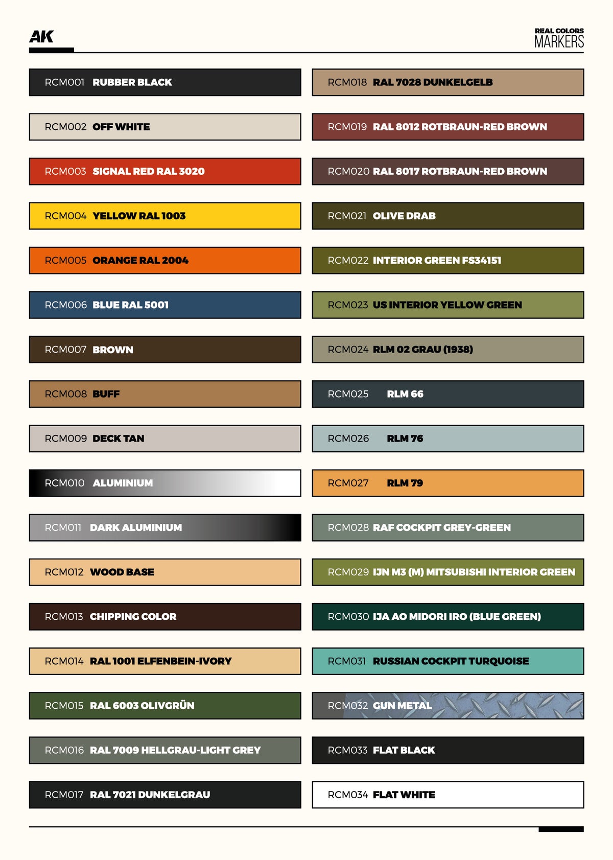 Real Colors Markers Special Box Real Colors Markers - 34 Units - Hobby Sense