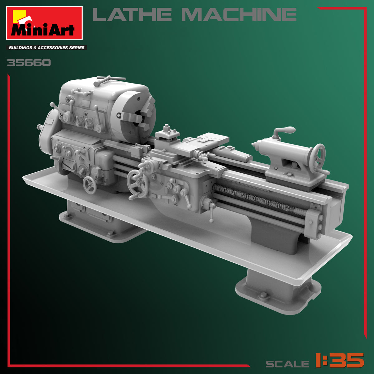 1/35 Lathe Machine - Hobby Sense
