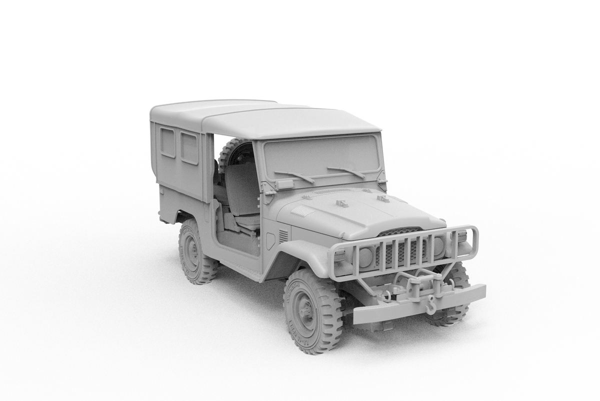 1/35 FJ43 SUV with Soft top IDF & LAF - Hobby Sense