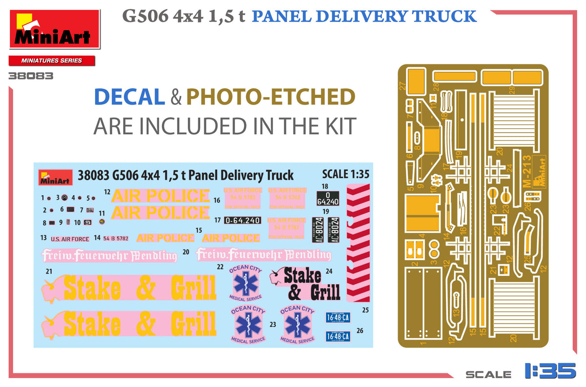 1/35 G506 4х4 1,5 t Panel Delivery Truck - Hobby Sense
