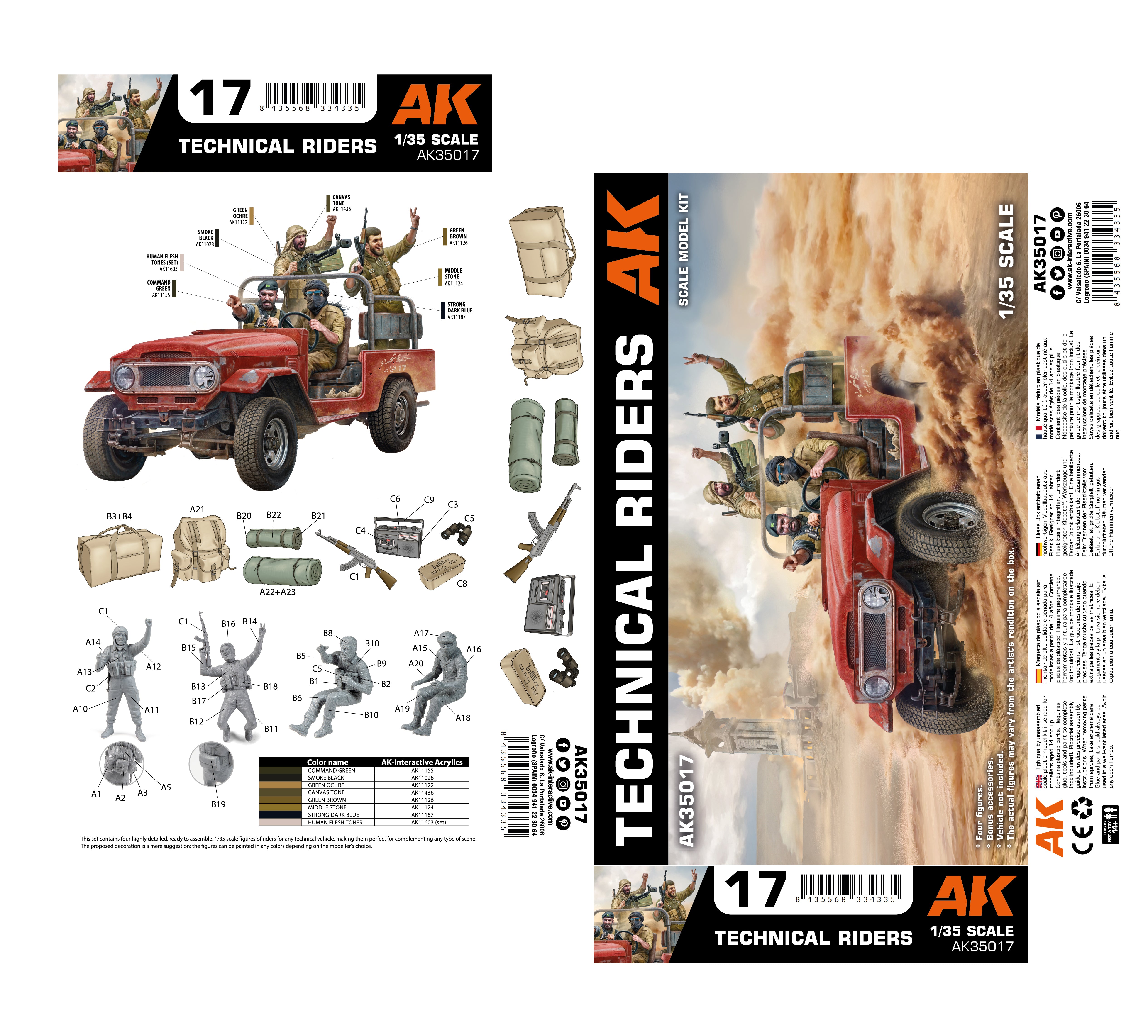 1/35 Technical Riders - Hobby Sense