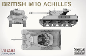 1/16 British Achilles M10 IIc Tank Destroyer (with Full Body Figure) - Hobby Sense