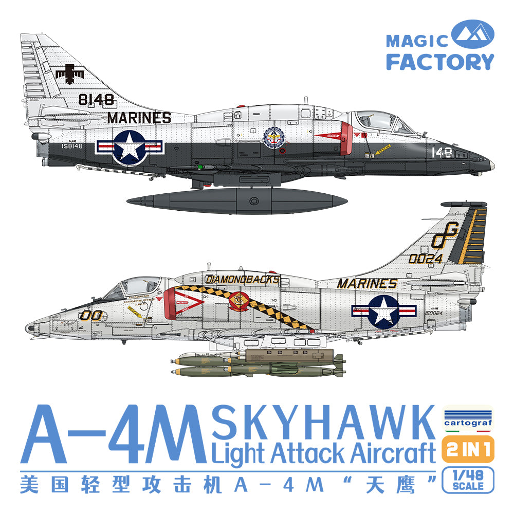 1/48 A4M Skyhawk Light Attack Aircraft - Hobby Sense
