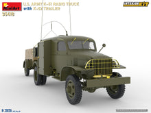 1/35 US Army K51 Radio Truck with K-52 Trailer. Interior Kit - Hobby Sense