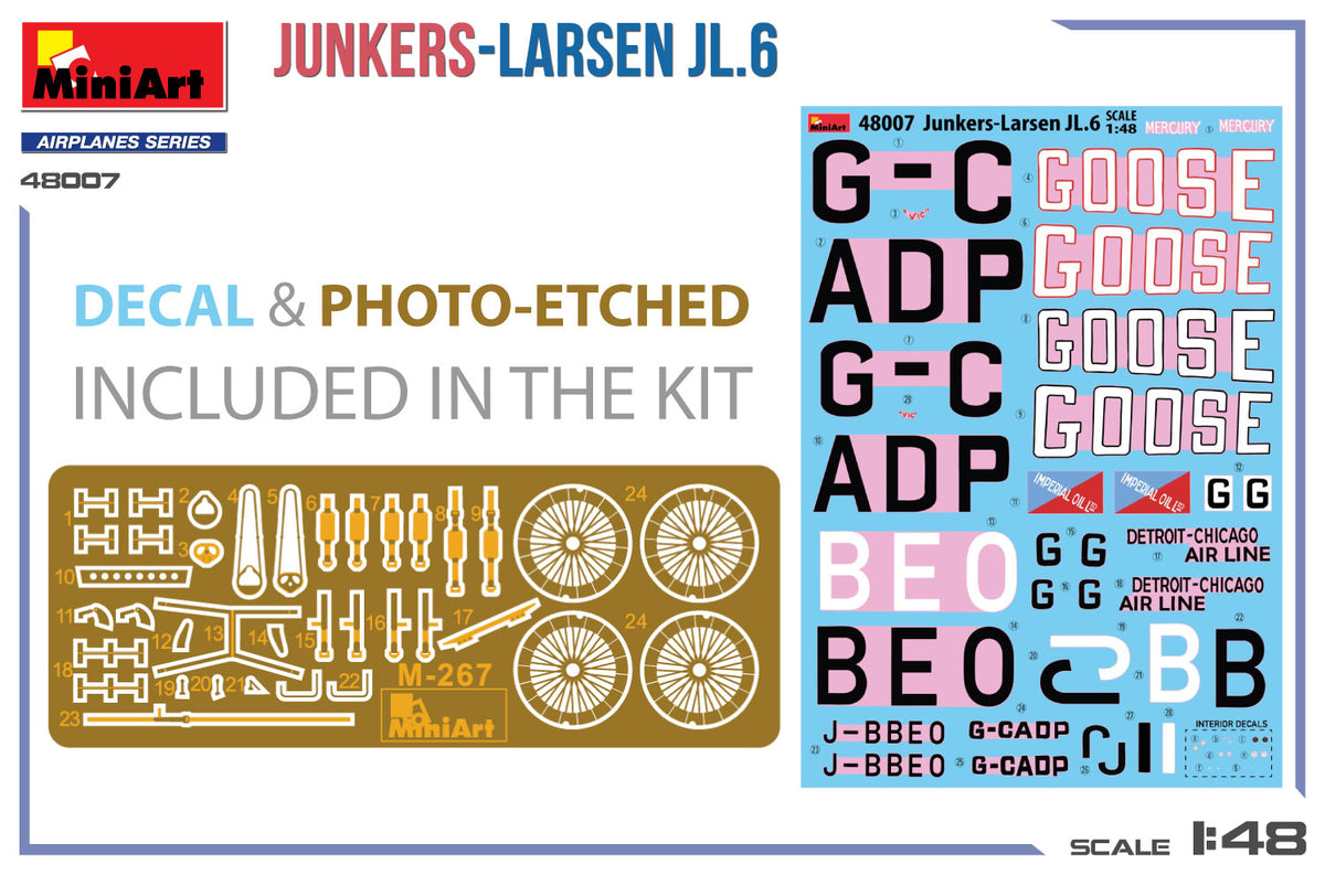 1/48 Junkers-Larsen JL.6 - Hobby Sense