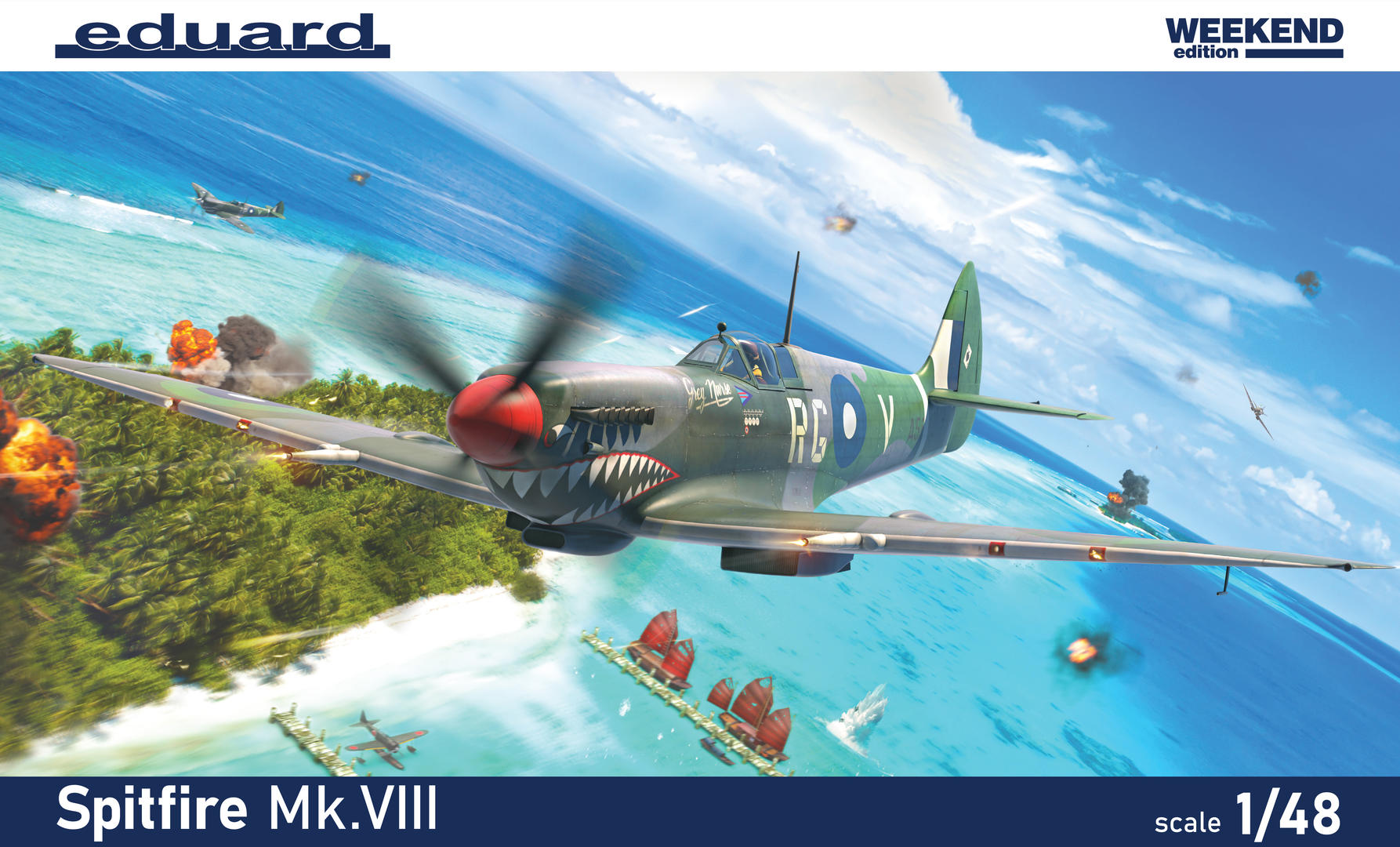 1/48 Spitfire Mk.VIII Weekend Edition - Hobby Sense