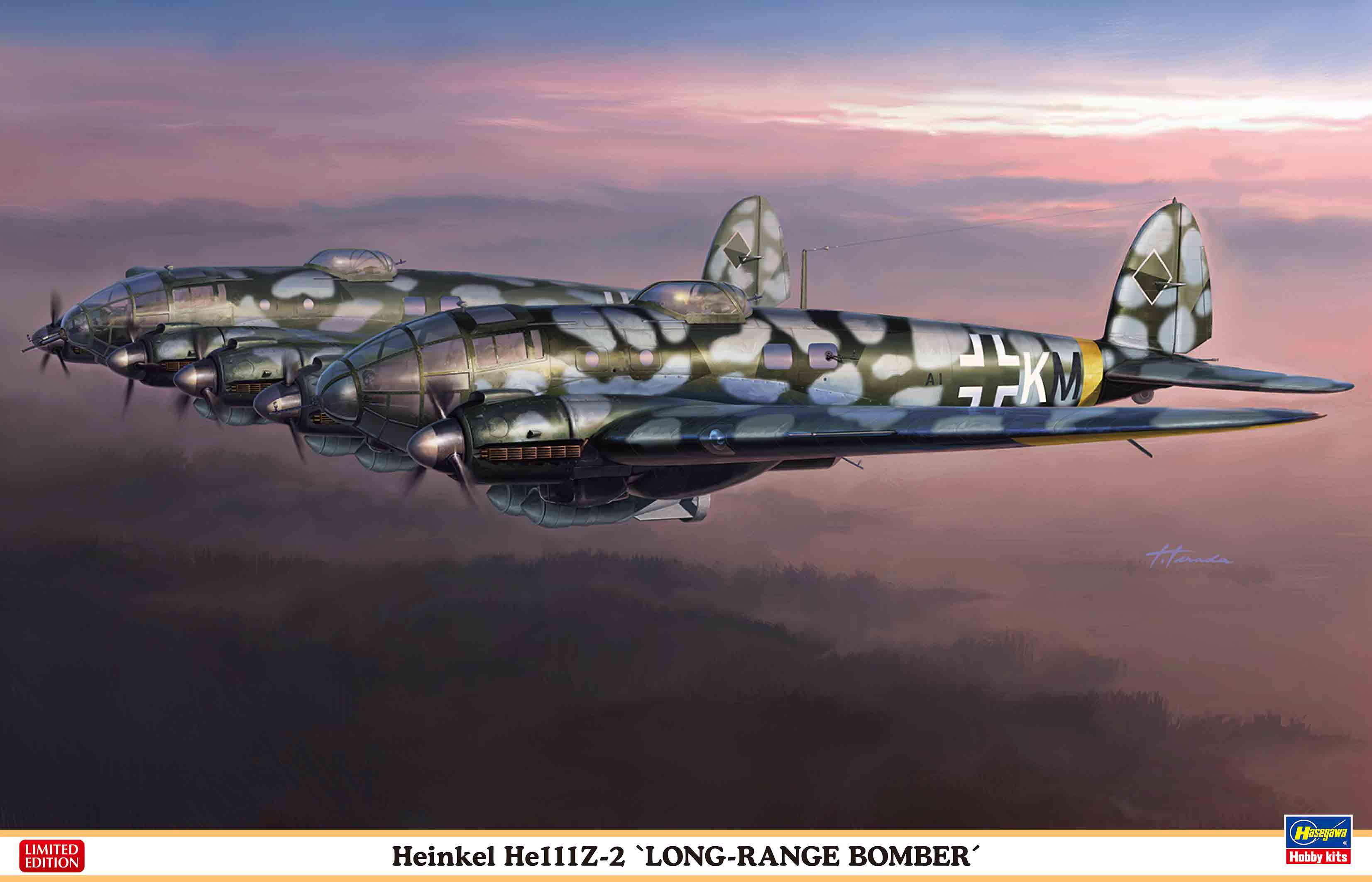 Hasegawa 1/72 Heinkel He111Z-2 Long Range Bomber