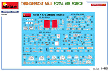 1/48 Thunderbolt Mk.II. Royal Air Force. Advanced Kit