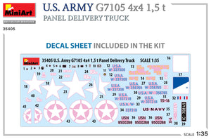 1/35 US Army G7105 4х4 1.5T Panel Delivery Truck - Hobby Sense