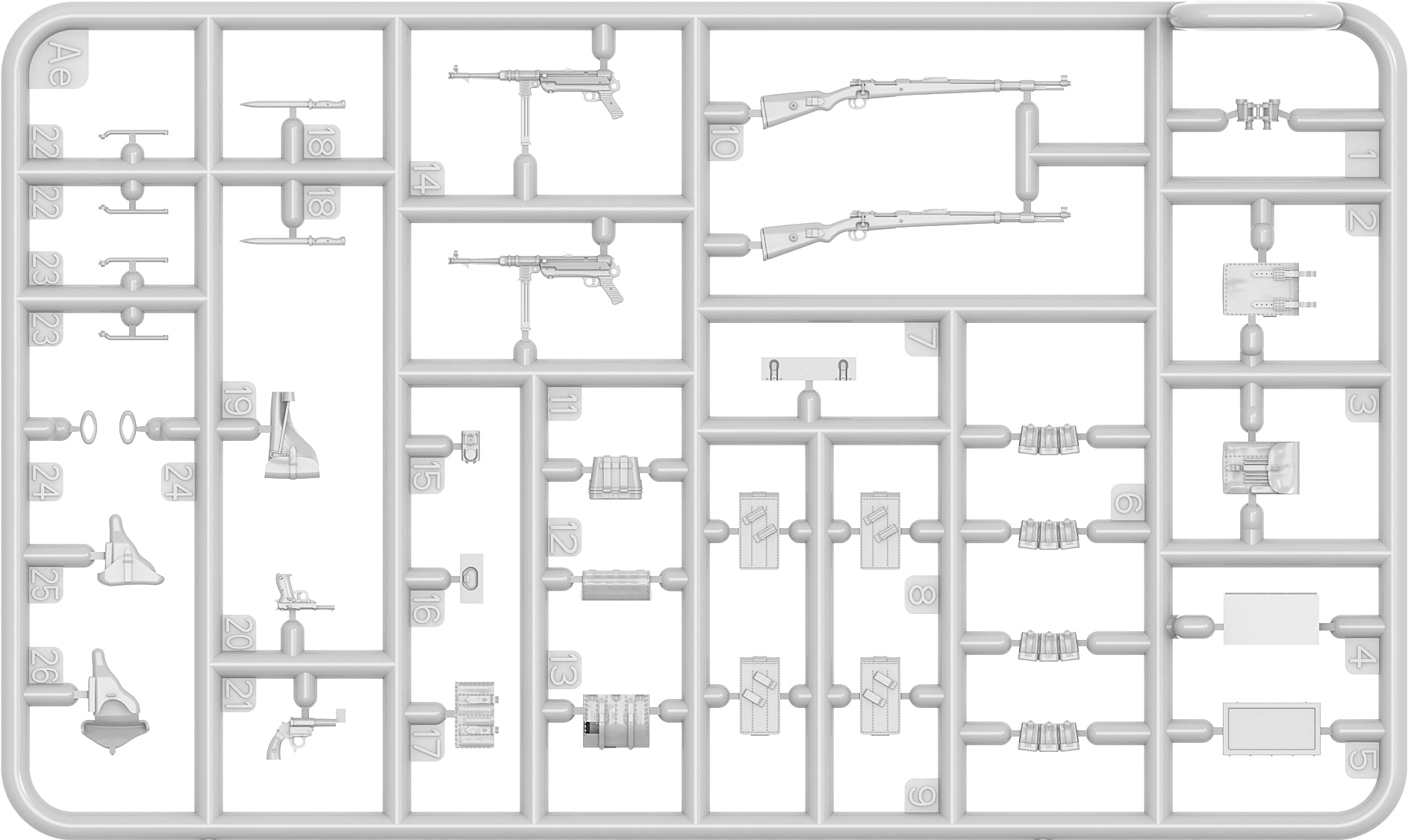 1/35 German Elite Gun Crew - Hobby Sense
