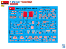 1/48 P47D-25RE Thunderbolt (Advanced Kit) - Hobby Sense