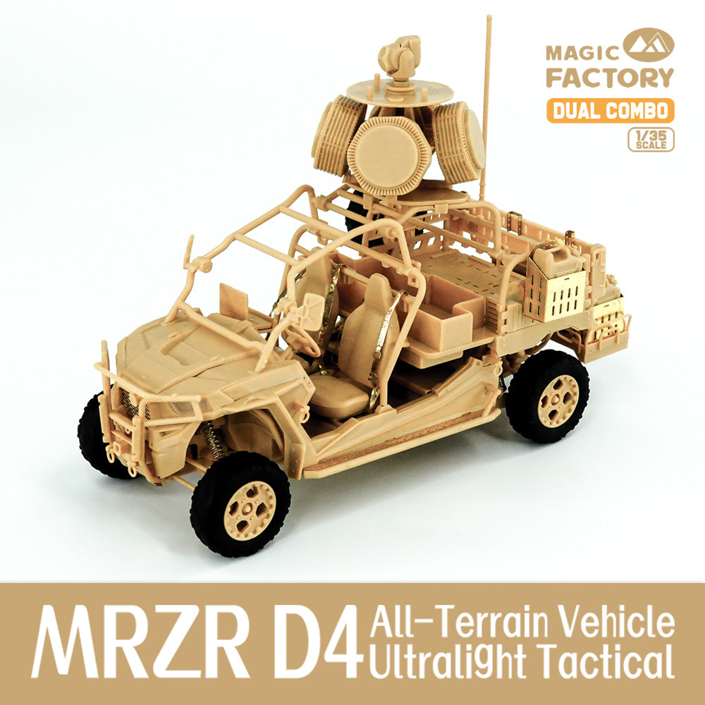 1/35 MRZR D4 Ultralight Tactical All-Terrain Vehicle (Dual Combo/Two kits in one set) - Hobby Sense