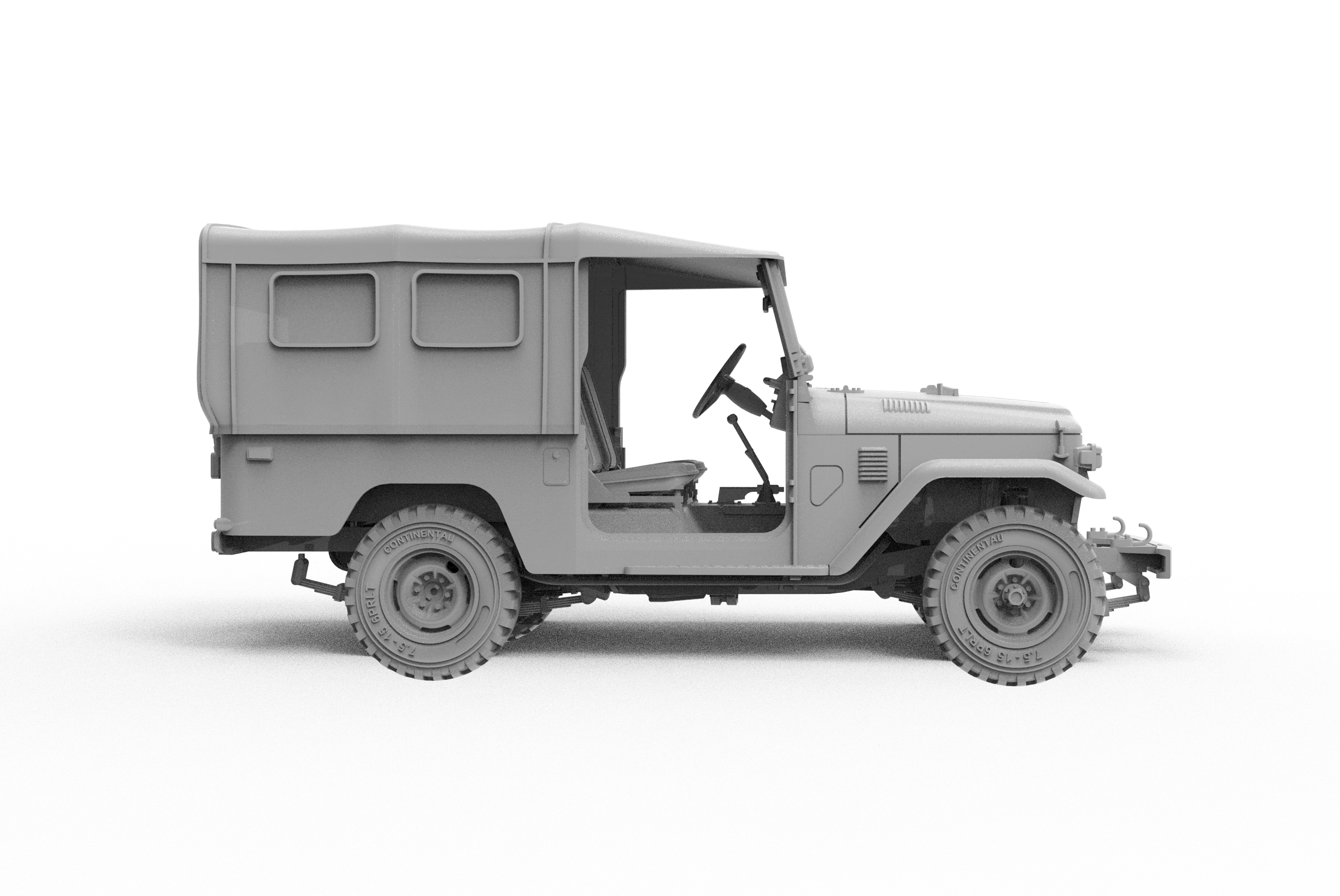 1/35 FJ43 SUV with Soft top IDF & LAF - Hobby Sense