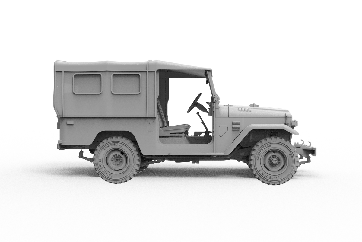 1/35 FJ43 SUV with Soft top IDF & LAF - Hobby Sense