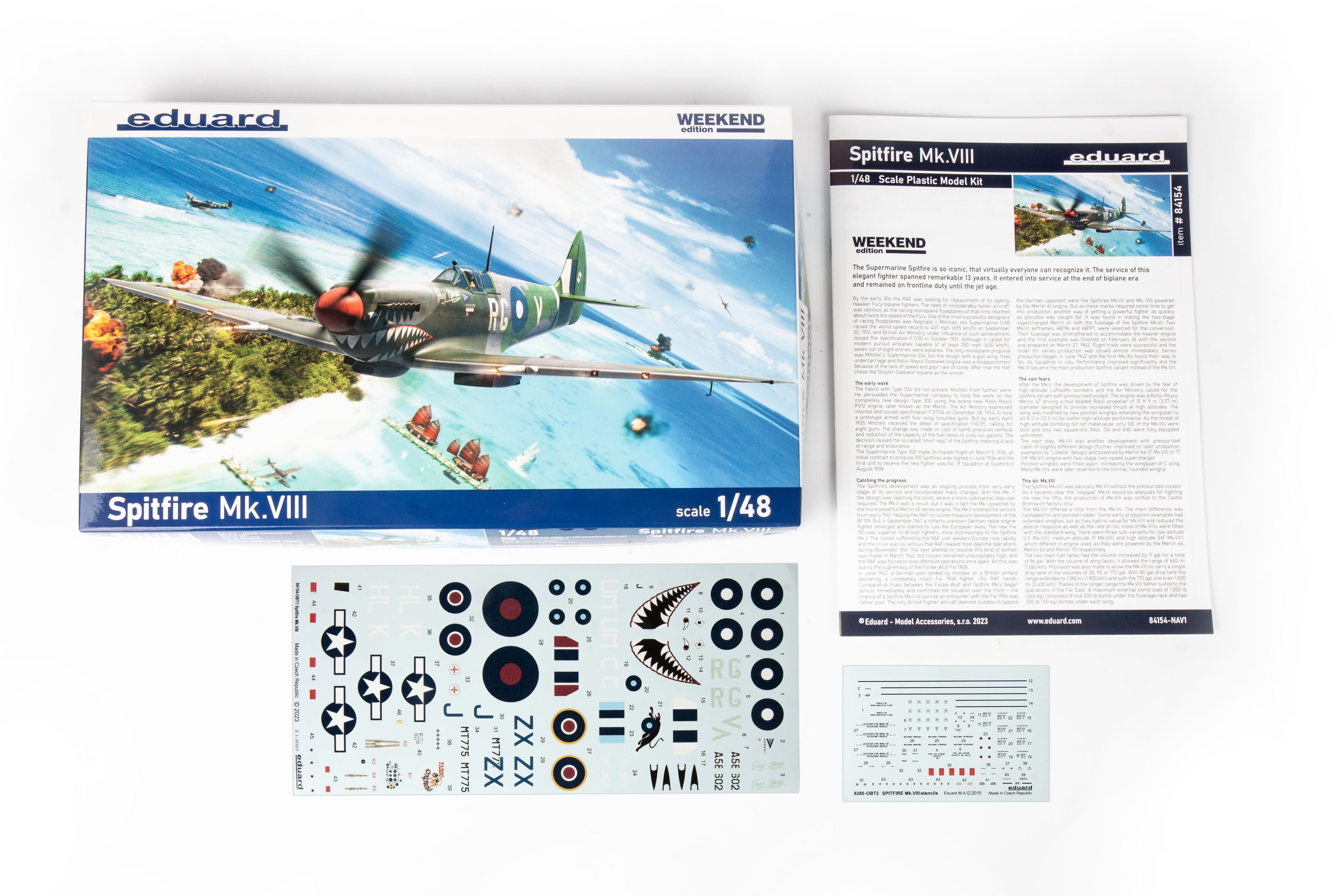 1/48 Spitfire Mk.VIII Weekend Edition - Hobby Sense