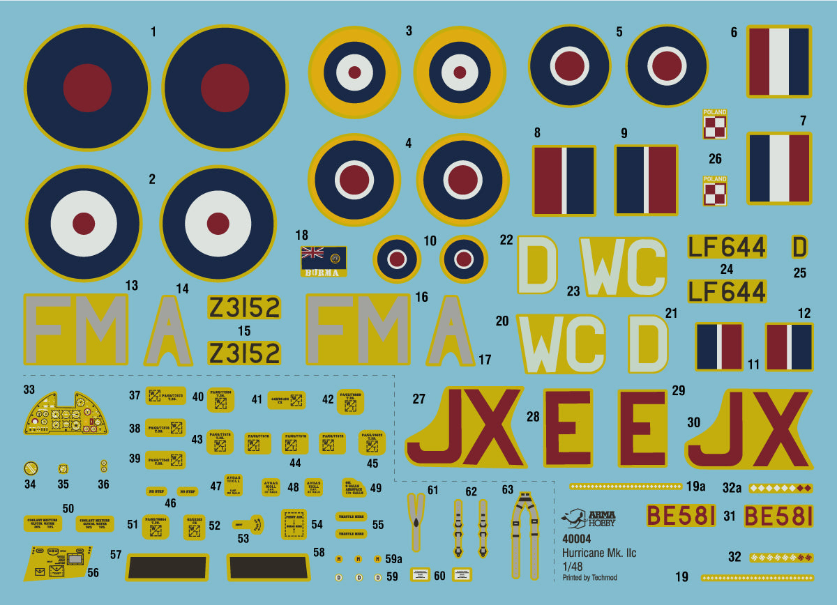 1/48 Hurricane Mk IIc - Hobby Sense