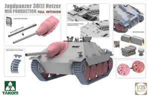 1/35 Jagdpanzer 38(t) Hetzer mid production w/ full interior - Hobby Sense