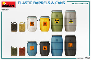 1/48 Plastic Barrels & Cans - Hobby Sense