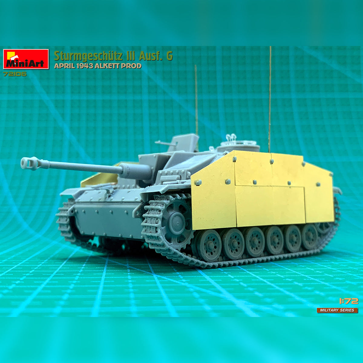 1/72 Sturmgeschutz III Ausf. G, April 1943 Alkett Prod. - Hobby Sense