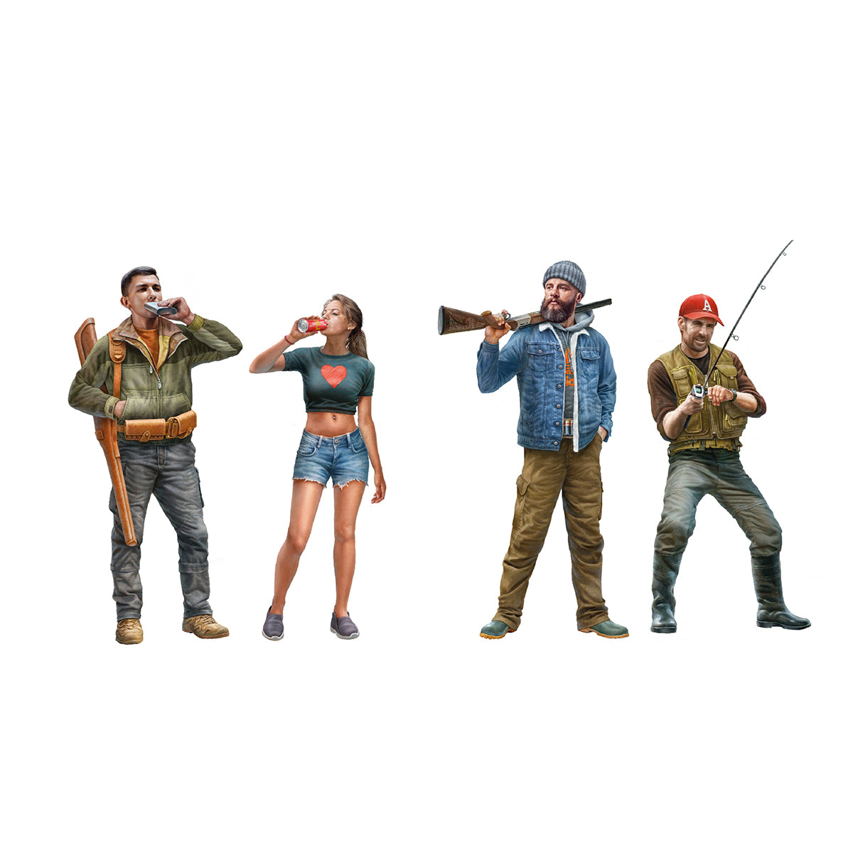 1/35 Hunting & Fishing - Hobby Sense