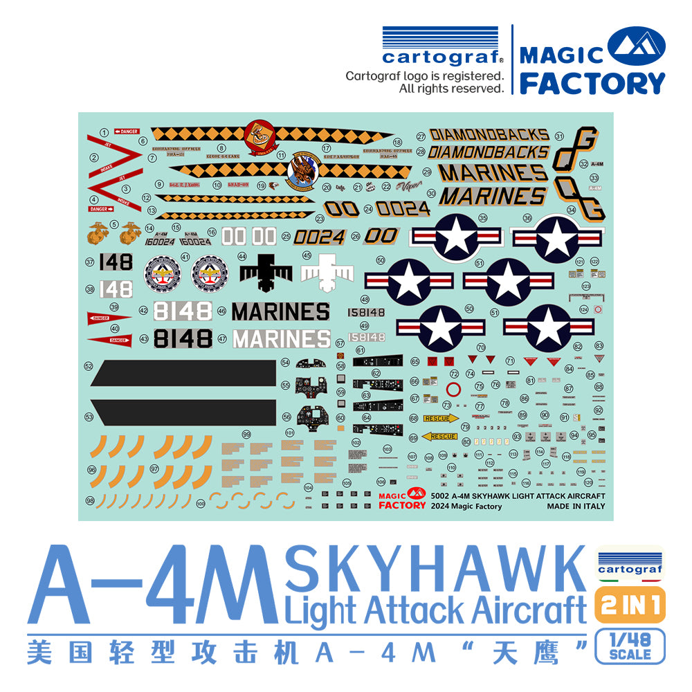 1/48 A4M Skyhawk Light Attack Aircraft - Hobby Sense