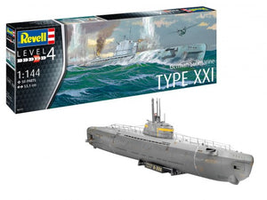 1/144 German Submarine Type XXI - Hobby Sense