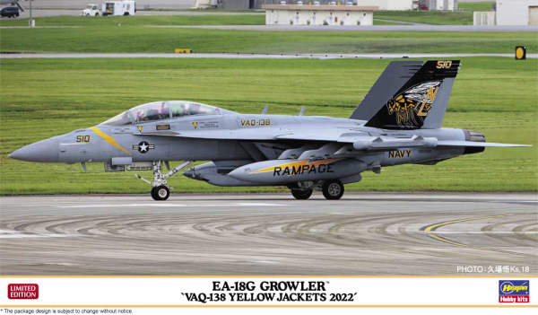 1/72 EA-18G Growler VAQ-138 Yellow Jackets 2022 - Hobby Sense