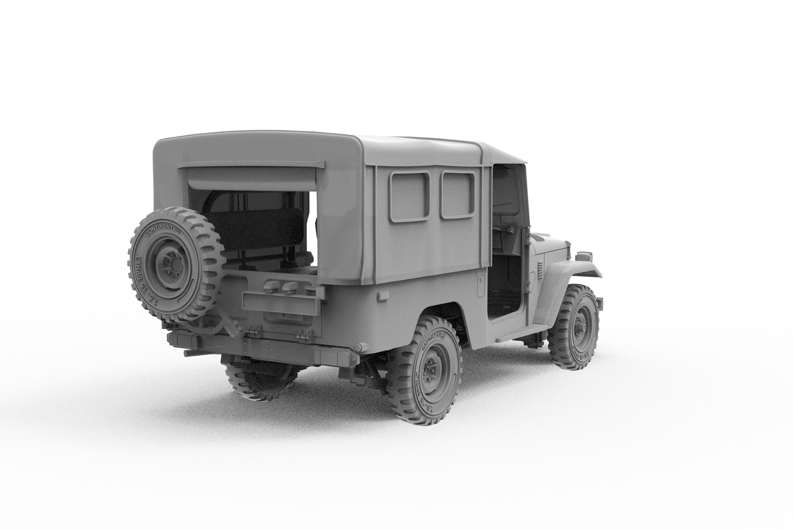 1/35 FJ43 SUV with Soft top IDF & LAF - Hobby Sense