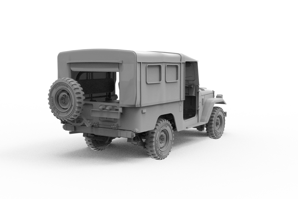 1/35 FJ43 SUV with Soft top IDF & LAF - Hobby Sense