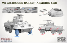 1/16 M8 Greyhound US Light Armored Car (incl. metal barrel and a figure) - Hobby Sense