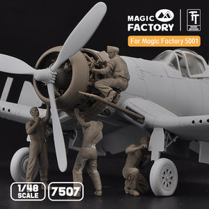 1/48 Ground Service Crew Set (3D printed) - Hobby Sense