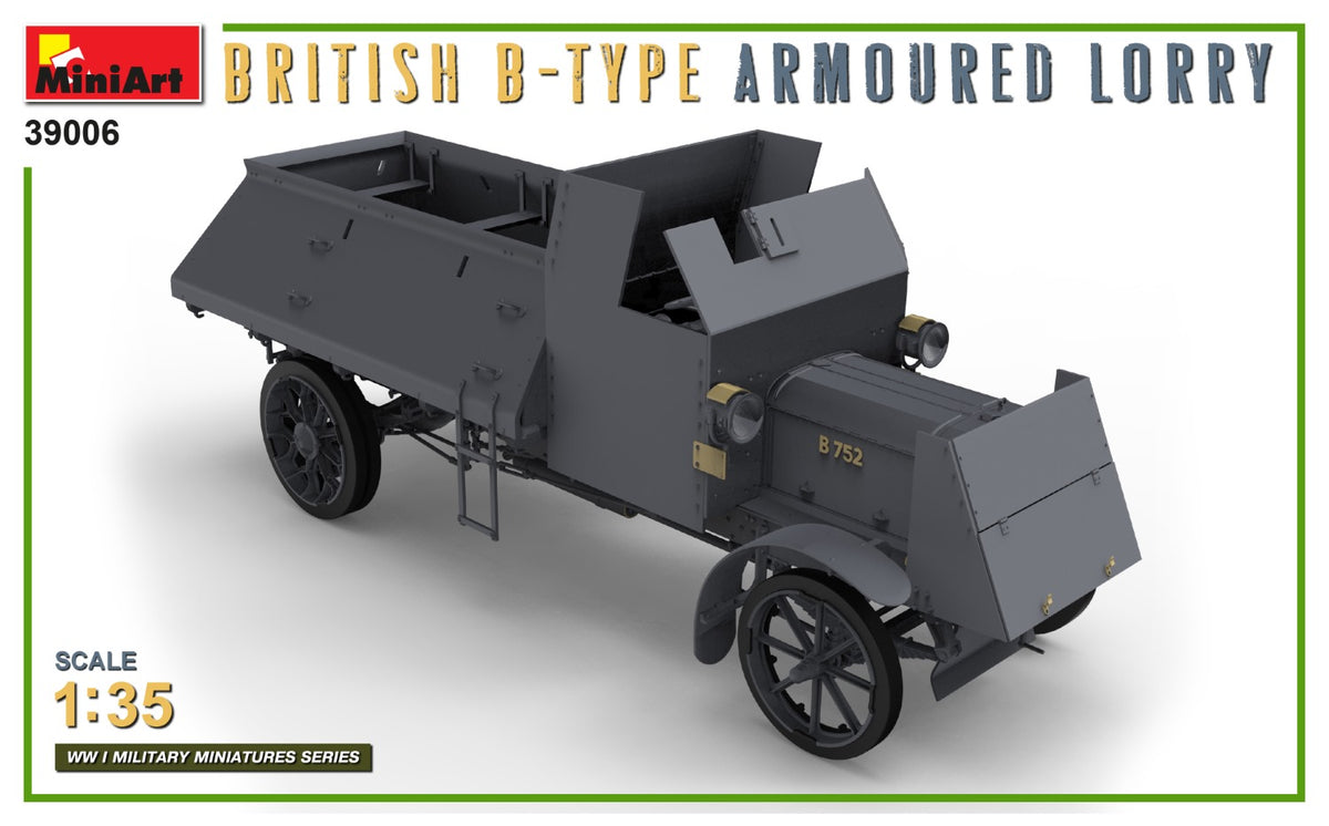 1/35 British B Type Armoured Lorry - Hobby Sense