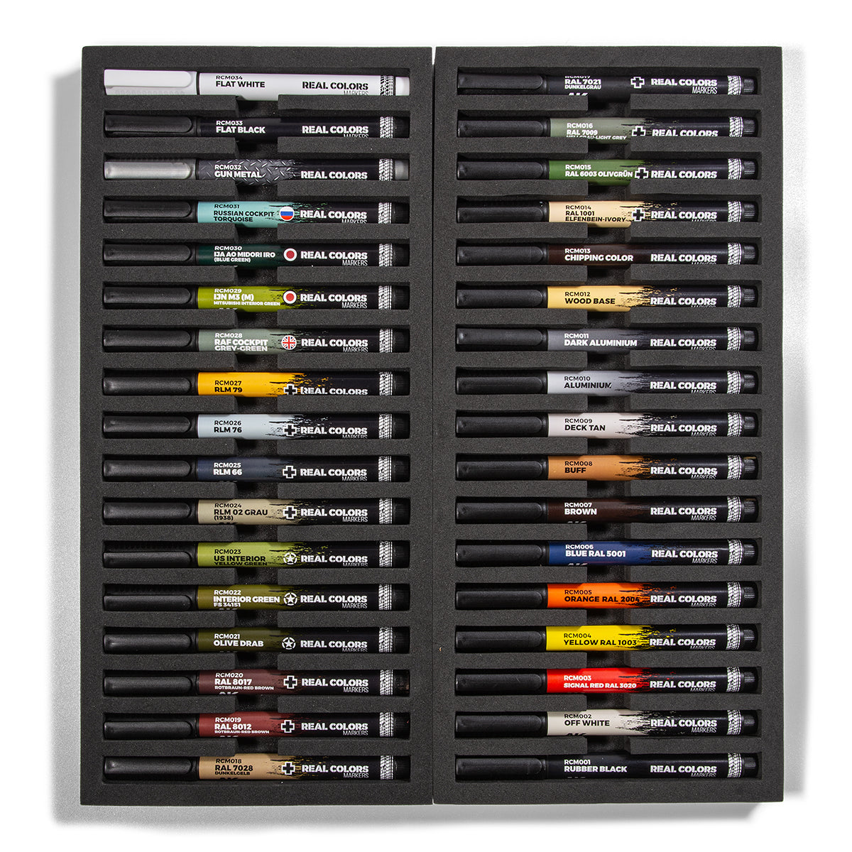 Real Colors Markers Special Box Real Colors Markers - 34 Units - Hobby Sense