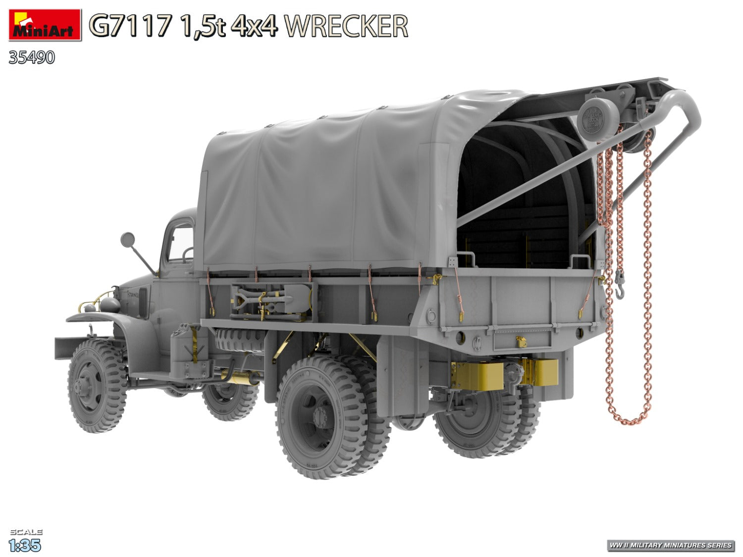 1/35 G7117 1,5t 4x4 Wrecker - Hobby Sense