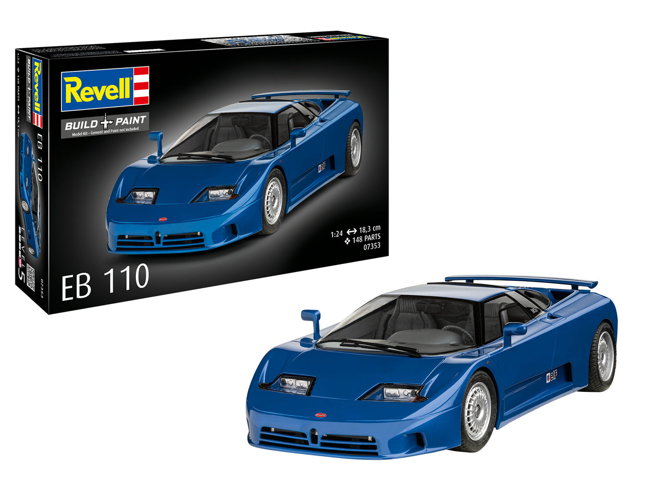 Revell 1/24 Bugatti EB110 - Hobby Sense