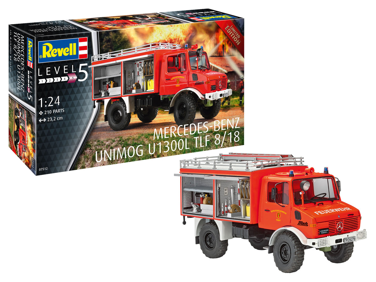 1/24 Mercedes-Benz Unimog U1300L TLF 8/18 - Hobby Sense