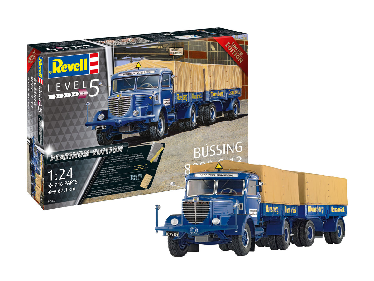1/24 Bussing 8000 S 13 mit Trailer - Hobby Sense