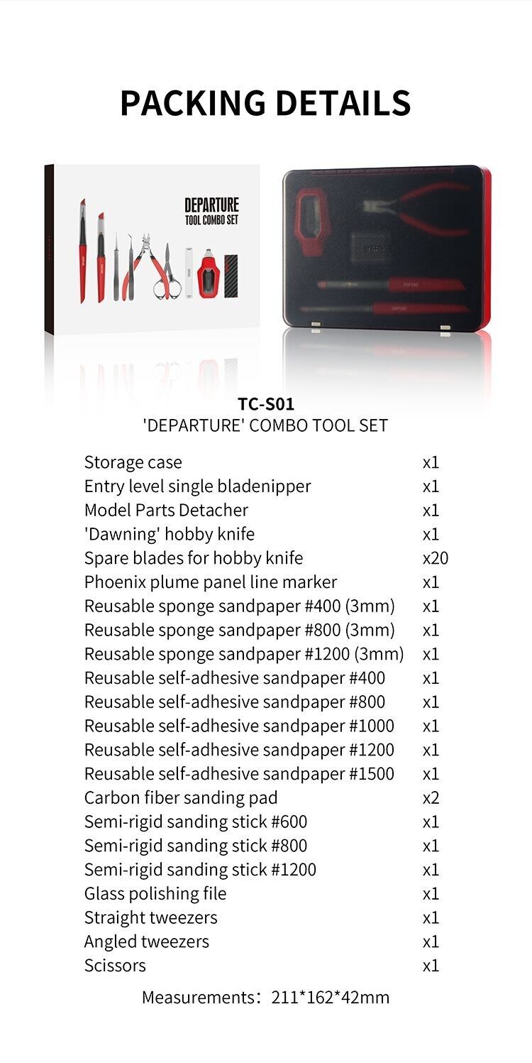 "Departure" Tool Combo Set - Hobby Sense