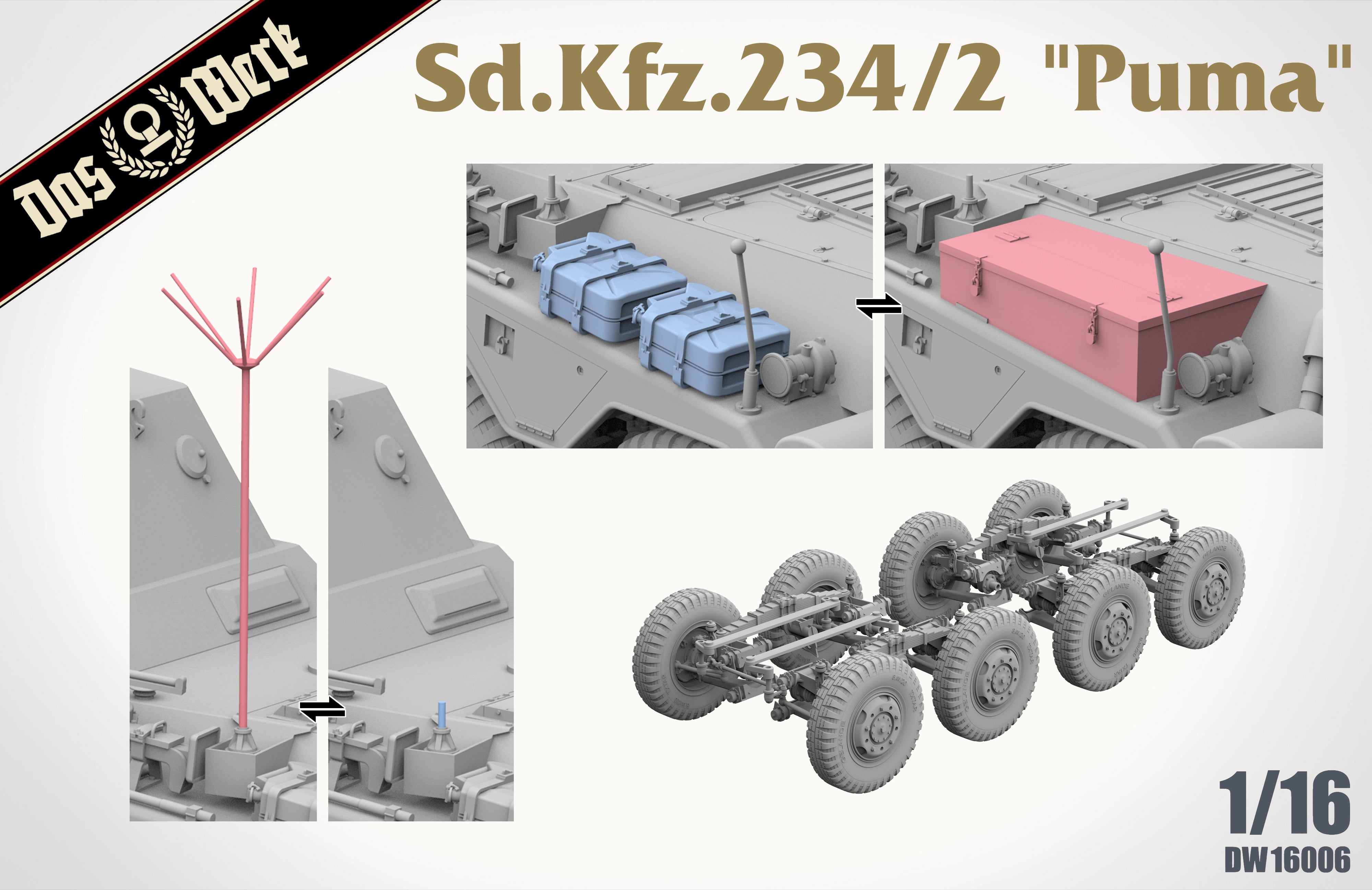1/16 Sd.Kfz. 234/2 Puma - Hobby Sense