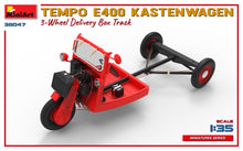1/35 Tempo E400 Kastenwagen 3-Wheel Delivery Box Track - Hobby Sense