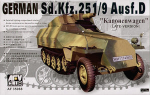 1/35 German Sd.Kfz. 251/9 Ausf. D Kanonenwagen, Late Version - Hobby Sense